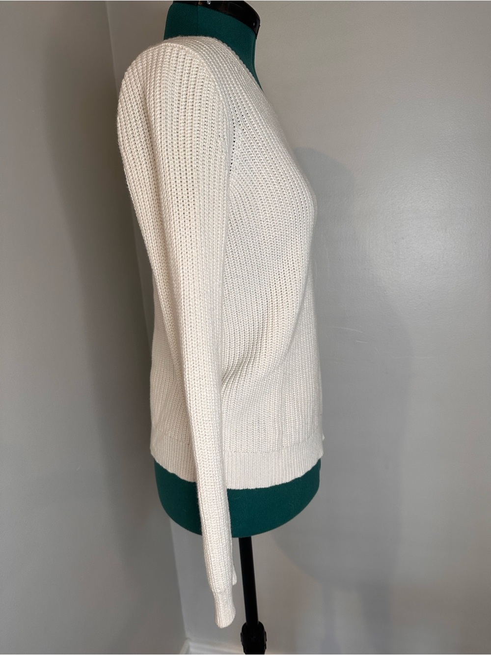 J. Crew Ivory Crewneck Sweater XS - Picture 2 of 7